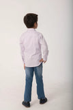Boys Classic Lavender Formal Shirt