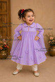 Lilac Anarkali Set