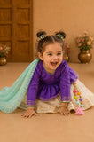 Purple Peplum Lehenga Set