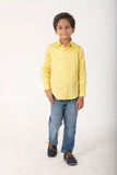 Boys Classic Light Yellow Formal Shirt