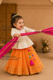 Ivory Peplum Lehenga Set