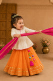 Ivory Peplum Lehenga Set