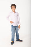 Boys Classic Lavender Formal Shirt