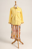 Lobster Colourful print full sleeves co-ord set . With detailing on the back of the shirt