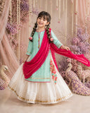 Mint Bird Lehenga Set