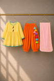 Yellow Parrot Patiala Salwar Set