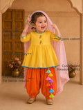 Yellow Parrot Patiala Salwar Set