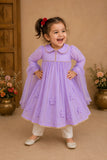 Lilac Anarkali Set
