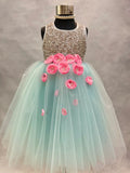 Floret Drops Gown