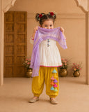 Ivory Bird Patiala Salwar Set