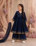 Navy Blue Moon-Star Angrakha Set