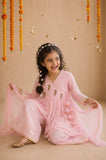 Baby Pink Parrot Angrakha Set