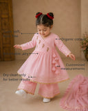 Baby Pink Parrot Angrakha Set