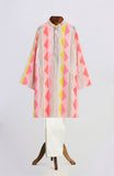 Neon cotton kurta with glazed cotton pyjama
