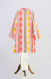 Neon cotton kurta with glazed cotton pyjama