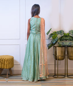 Graceful Green Lehenga