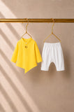 Yellow Moon-StaR Asymmetrical Kurta Set