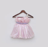 Pink Metallic Frock