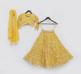 Yellow Parsi Work Lehenga Choli