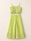 Embroidered floral  Palazzo set