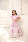 Lilac Embroidred Lehenga Choli