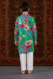 DARK GREEN KURTA SET