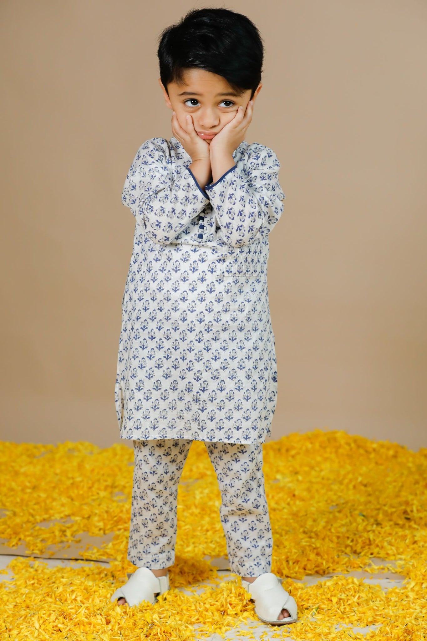 Hank Block Printed Co-ord Kurta Set