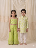Embroidered floral  Palazzo set