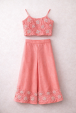 Embroidered floral  Palazzo set