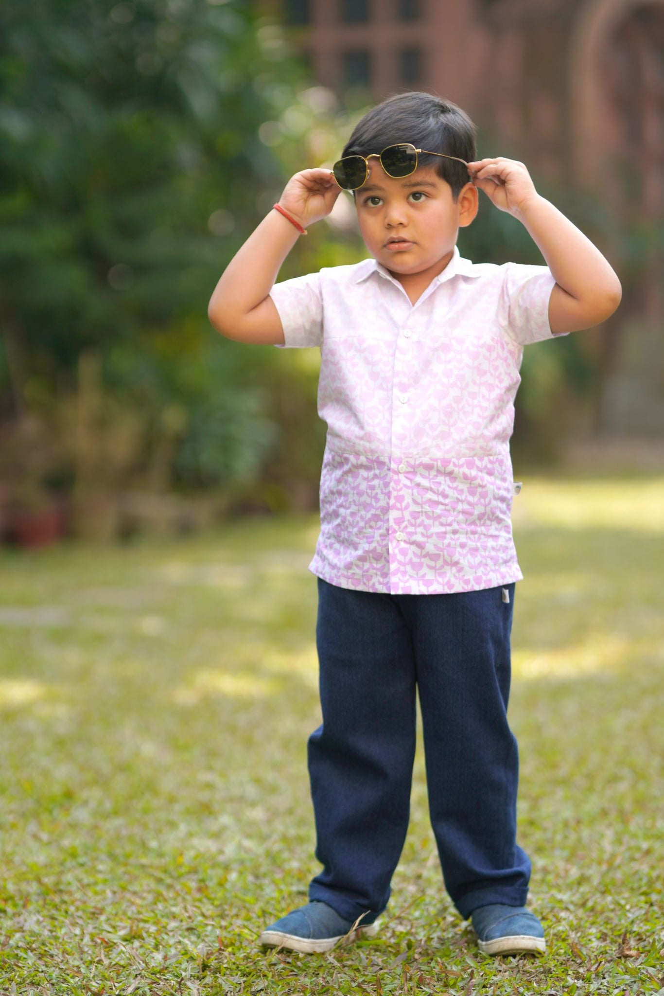 Printed Lilac Shirt