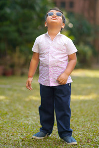 Printed Lilac Shirt