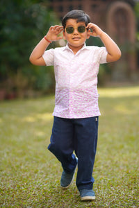 Printed Lilac Shirt