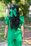 Bella Bow Green