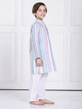 Ekam Striped Kurta Pajama Set