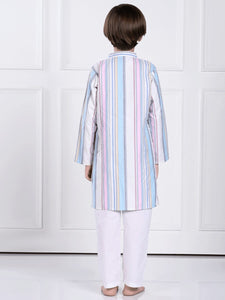 Ekam Striped Kurta Pajama Set