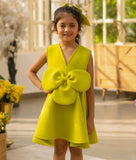 Mint Bloom Neoprene Dress