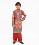 Sequence Embroidered Kurta with Salwar
