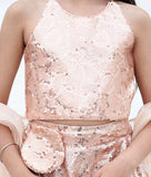 Maroon Sequence Boti Velvet Kurta with Salwar