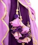 Lilac & Purple Embroidered Lehenga Set