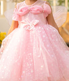 Pink Star Net Dress