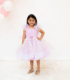 Lilac Butterfly Frock