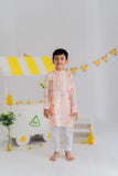 PEACH CAROUSEL KURTA SET