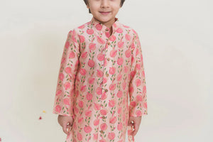 Full Sleeves Block Print Kurta