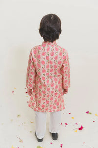 Full Sleeves Block Print Kurta