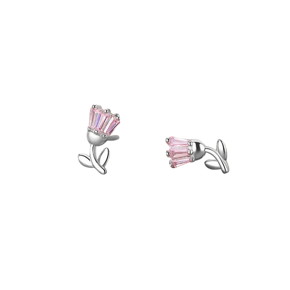 Crystal Tulip Earrings