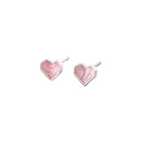 Pink Heart Earrings