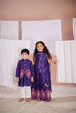 Purple Kurta Set