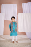 Blue Kalamkari Kurta Set