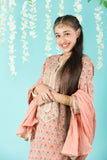 Cotton Block Print Mulmul Kurta And Sharara With Gota Detailing And Cotton Crinkle Dupatta