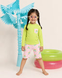 Lime And Pink Banana Car Swim Set